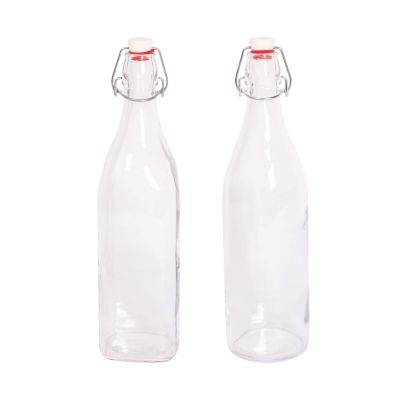 Image of Antique Swing-Top Glass Bottles